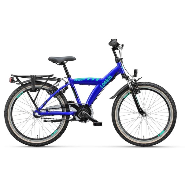 LOEKIE SNAKE 22 INCH JONGENSFIETS IN COBALT BLAUW 3 VERNSELLINGEN