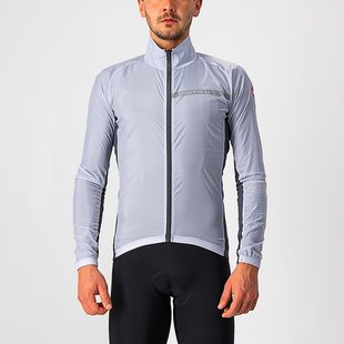 SQUADRA WIND STRETCH JACKET SILVER GREY/DARK GRAY