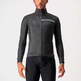 SQUADRA WIND STRETCH JACKET LIGHT BLACK/DARK GRAY