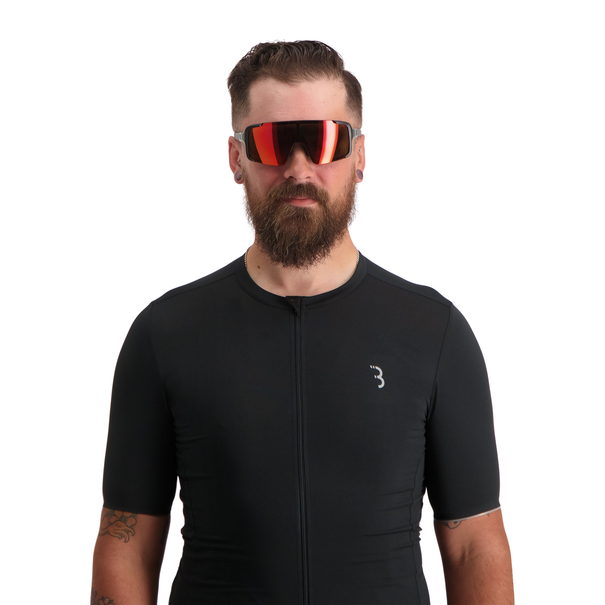 BBB BSG-69 SPORTBRIL CHESTER MLC ROOD ORANJE  MAT ZWAR