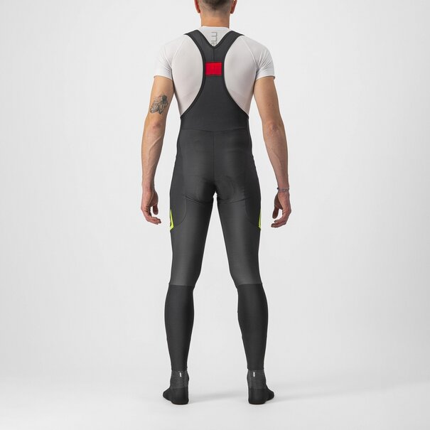 CASTELLI VELOCISSIMO 5 BIBTIGHT IN BLACK/ELECTRIC LIME