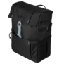 ENKELE FIETSTAS IN BLACK / LIGHT OLIVE 18,5L