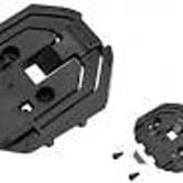 MONTAGESET POWERTUBE PLAAT VERTICAAL ZWART BES2