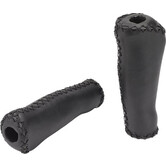 RETRO HANDVATTEN 135MM LEER IN ZWART