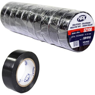 TAPE 10 MTR ZWART NITTO PER ROL