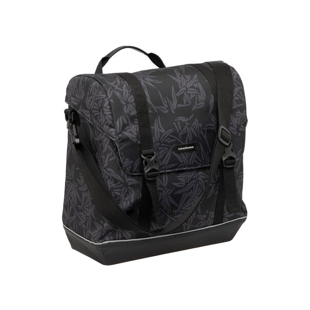 NEW LOOXS ENKELE FIETSTAS ALBA IN BAMBOO BLACK 21L