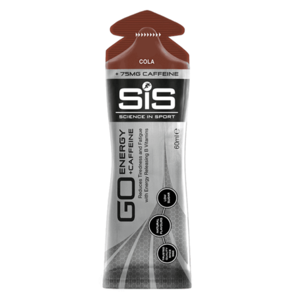 SCIENCE IN SPORT GO ENERGY + CAFFEINE GEL COLA 60ML