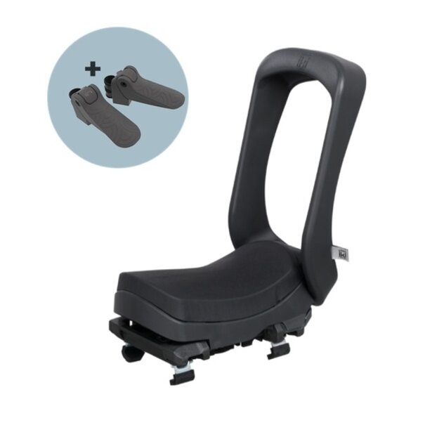 URBAN IKI JUNIOR ACHTERZITJE REAR MET BEVESTIGING IN ZWART
