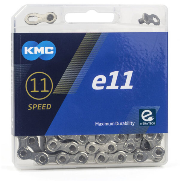 KMC KETTING 11V 11/128 E11 122 IN ZILVER