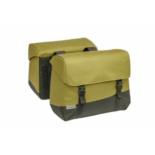 FIETSTAS OSLO JOLI DOUBLE GROEN/GEEEL 37L