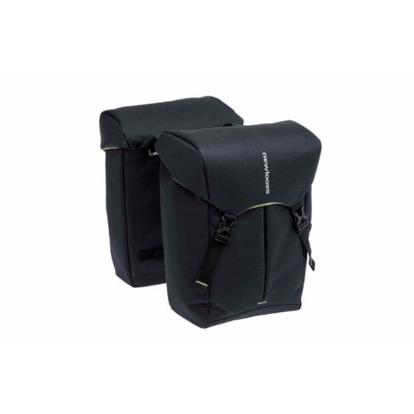 NEW LOOXS FIETSTAS SPORTS DOUBLE BLACK 40L