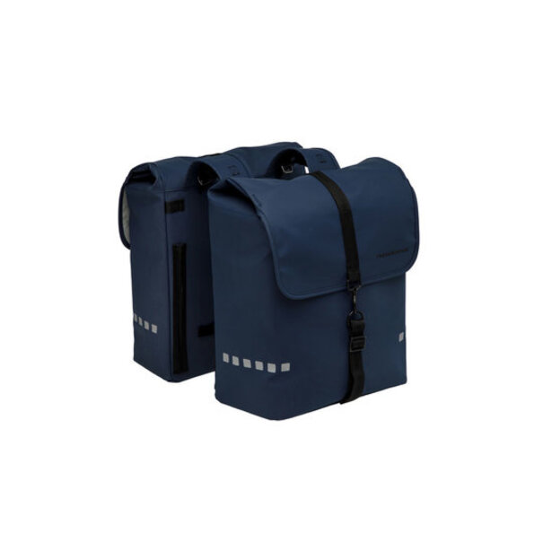NEW LOOXS DUBBELE FIETSTAS ODENSE DOUBLE DARK BLUE 39L