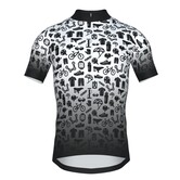 GEJO ICONS SHIRT ZWART/WIT