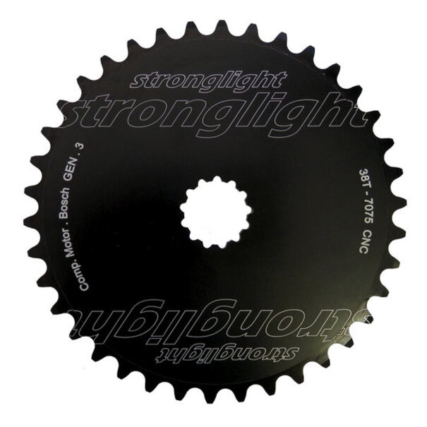 STRONGLIGHT KETTINGBLAD 38 SL BOSCH FULL GEN3 E-BIKE DM IN ZWART