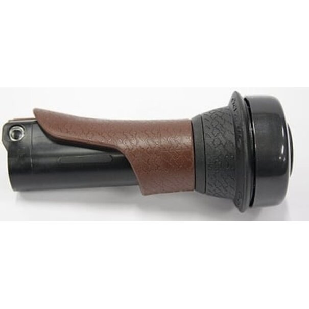 GAZELLE HANDVAT LINKS BASIS 100MM IN BRUIN MET DRAAIBEL