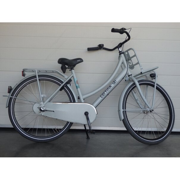 CORTINA Gebruikte transport u4 mini meisjesfiets van 26inch in ice flow matt met 3 versnellingen
