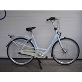 Gebruikte mambo lx damesfiets van 48cm in wit met 7 versnellingen