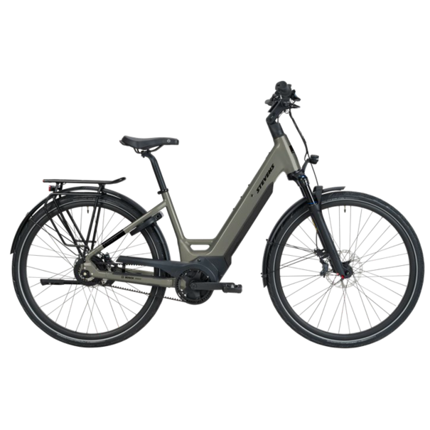 STEVENS E-COURIER 6.5.1 PLUS  MET FORMA (LAGE INSTAP) IN ASH GREY