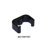 kabelklem deel zwart voor 2 kabels pvc