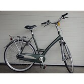 genova n7 damesfiets 57cm grijsgroen gebruikt