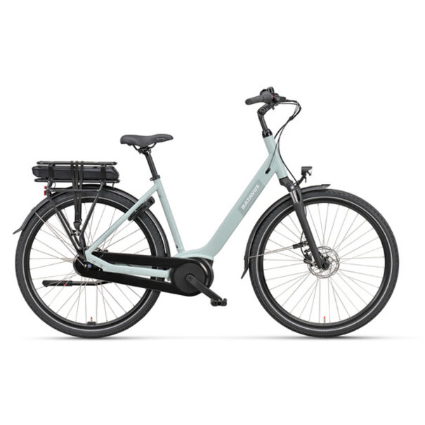 BATAVUS Altura CP Dames 7 Grey Turquoise matt 400 wh accu