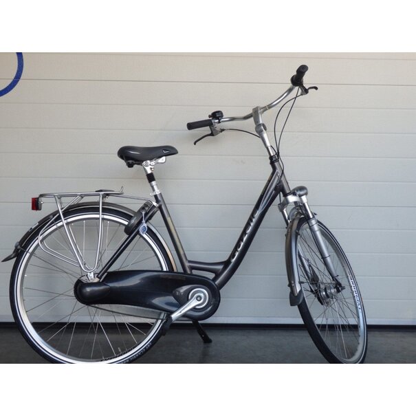 GAZELLE furore c8 dames 49cm antraciet met 8 versnellingen gebruikt