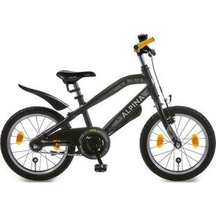 TRIAL 16 INCH JONGENS FIETS IN SPACE BLACK MATT