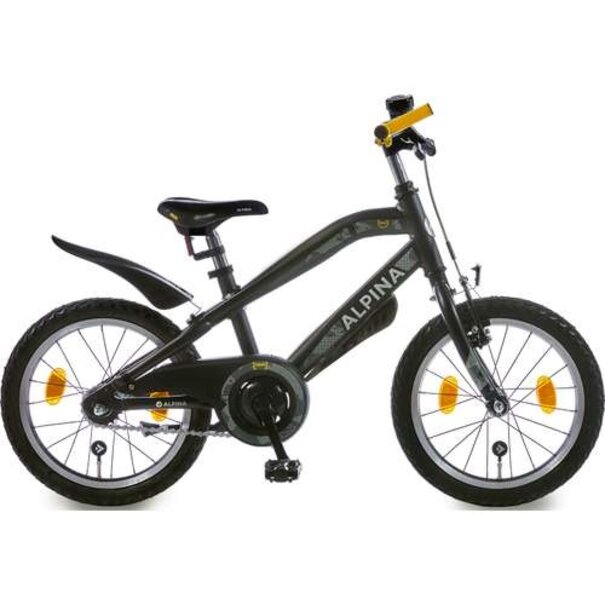 ALPINA TRIAL 16 INCH JONGENSFIETS IN SPACE BLACK MATT