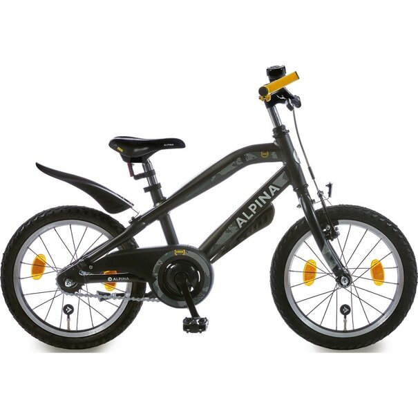 ALPINA TRIAL 16 INCH JONGENSFIETS IN SPACE BLACK MATT