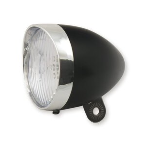 KOPLAMP RETRO LED HOLANDS MODEL KLASSIEK ZWART MET BATTERIJ