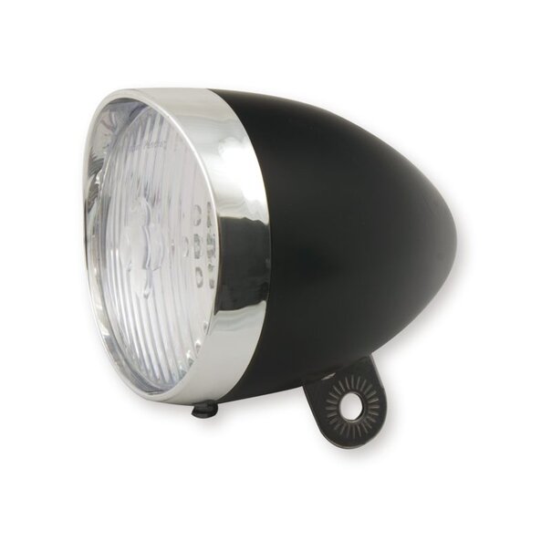 SPANNINGA KOPLAMP RETRO LED HOLANDS MODEL KLASSIEK ZWART MET BATTERIJ
