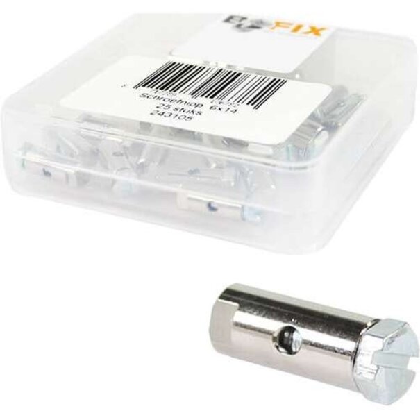 BOFIX NIPPEL SCHROEF 6X14MM PER STUK