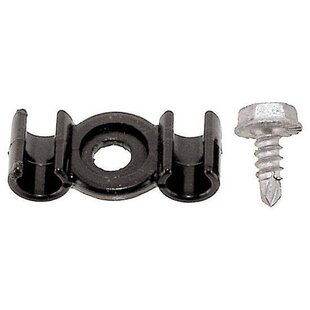 KABEL KLEM VOOR 2 KABELS ONDER FRAME OF BRACKET BEVESTIGING PER STUK