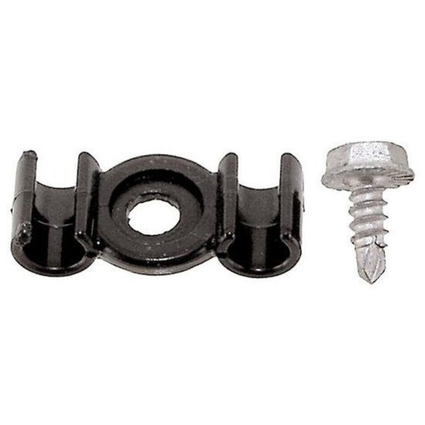 BOFIX KABEL KLEM VOOR 2 KABELS ONDER FRAME OF BRACKET BEVESTIGING PER STUK