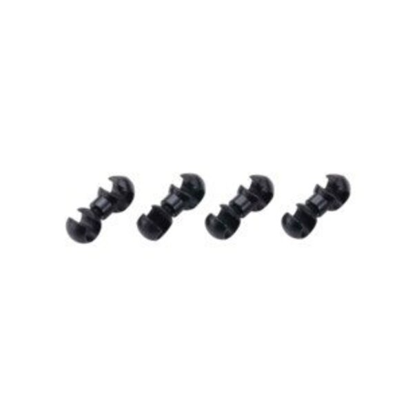 BBB BCB-98 Kabelverbindingen CableConnect 4 Pcs Zwart