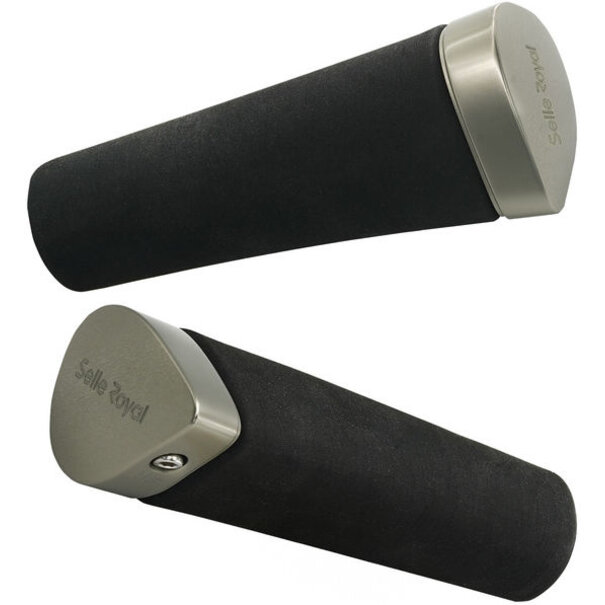 SELLE ROYAL HANDVAT SET NIVO 2 X 130MM ZWART MET GEL