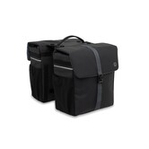 DOUBLE PANNIER MIK BLACK GREY DUBBELE TAS