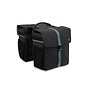 DOUBLE PANNIER MIK BLACK GREEN DUBBELE TAS