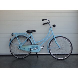 gebruikte madelief meisjes 24 inch blauw met terugtraprem