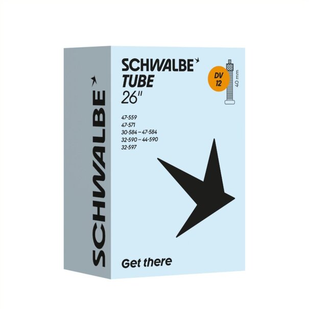 SCHWALBE BINNENBAND 26X11/4-13/8-175 SC DV12