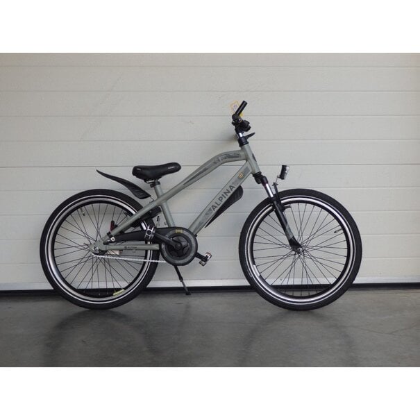 Alpina trial jongens 22 inch desert grey mat gebruikt