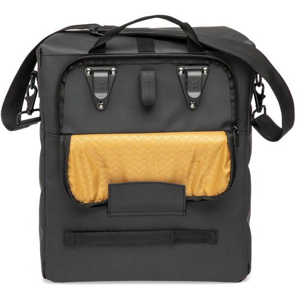 NEW LOOXS TAS ODENSE SINGLE ZWART 17.5 LITER MET HAAK BEVESTIGING