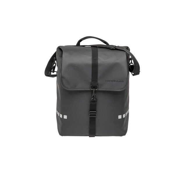 NEW LOOXS TAS ODENSE SINGLE ZWART 17.5 LITER MET HAAK BEVESTIGING