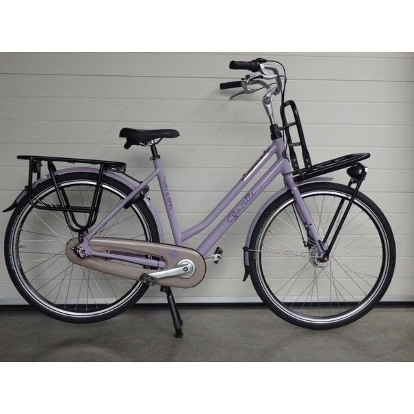 Gazelle gebruikte transport fiets Miss Grace dames 54cm  lila