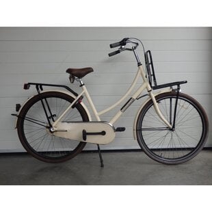 transport fiets dames 51 cm creme r3 gebruikt