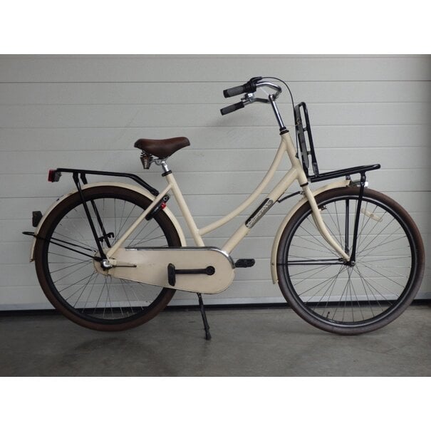 Popal transport fiets dames 51 cm creme r3 gebruikt