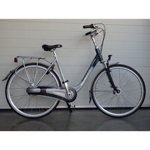 GAZELLE gebruikte grenoble c7 damesfiets 53cm  zilver