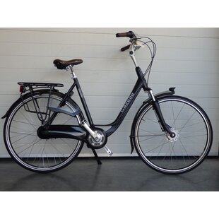 gebruikte Orange plus damesfiets 57 cm zwart mat n7