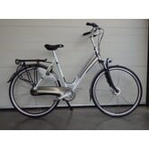 Gebruikte  chamonix c7+ damesfiets 57 cm wit zilver