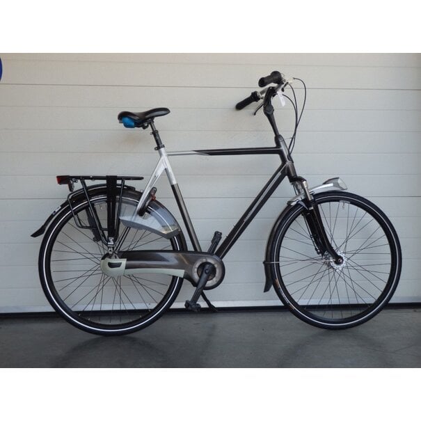 GAZELLE gebruikte eclipse herenfiets 65cm  grey n8